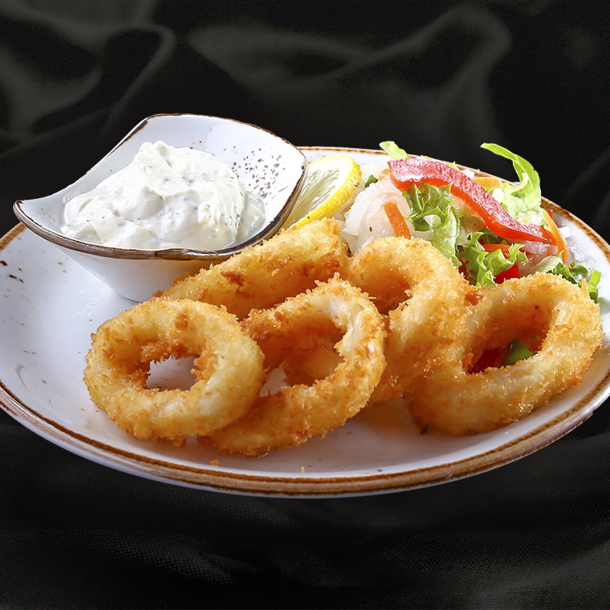 Squid rings in batter