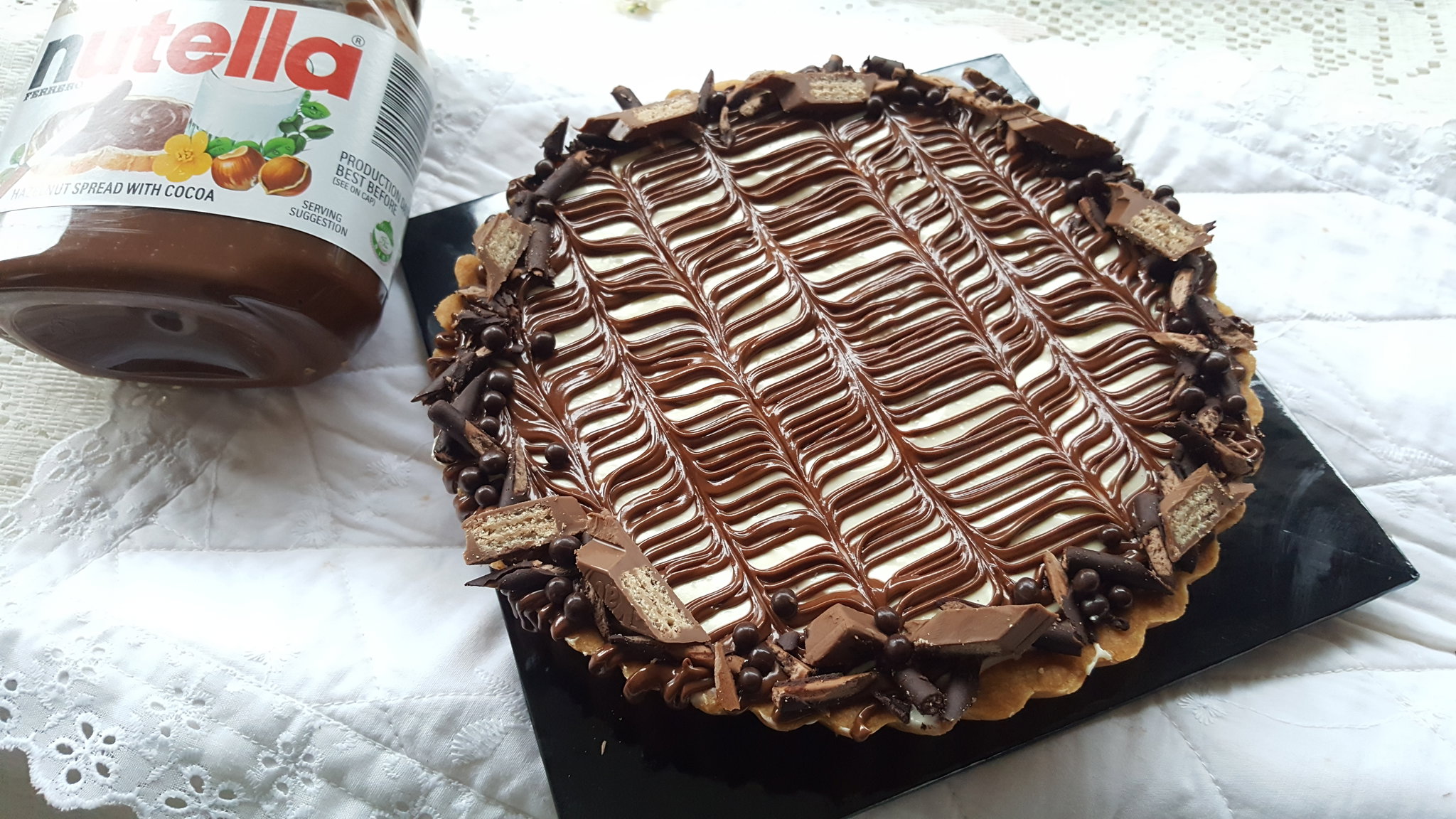 Chocolate Hazelnut Giant Cheesepie _0