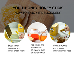 SunFarm - 100% Natural Pure Acacia Honey Sticks (10g x 50sticks)