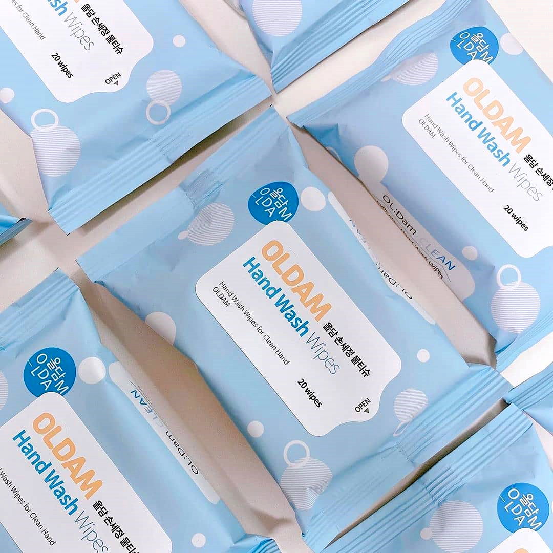 Oldam Sanitizing Hand Wipes (20pcs x 6pks)