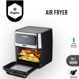 14L Digital Air Fryer With Rotisserie Function 