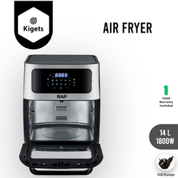 14L Digital Air Fryer With Rotisserie Function 