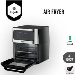 14L Digital Air Fryer With Rotisserie Function 