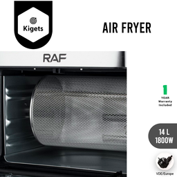 14L Digital Air Fryer With Rotisserie Function 