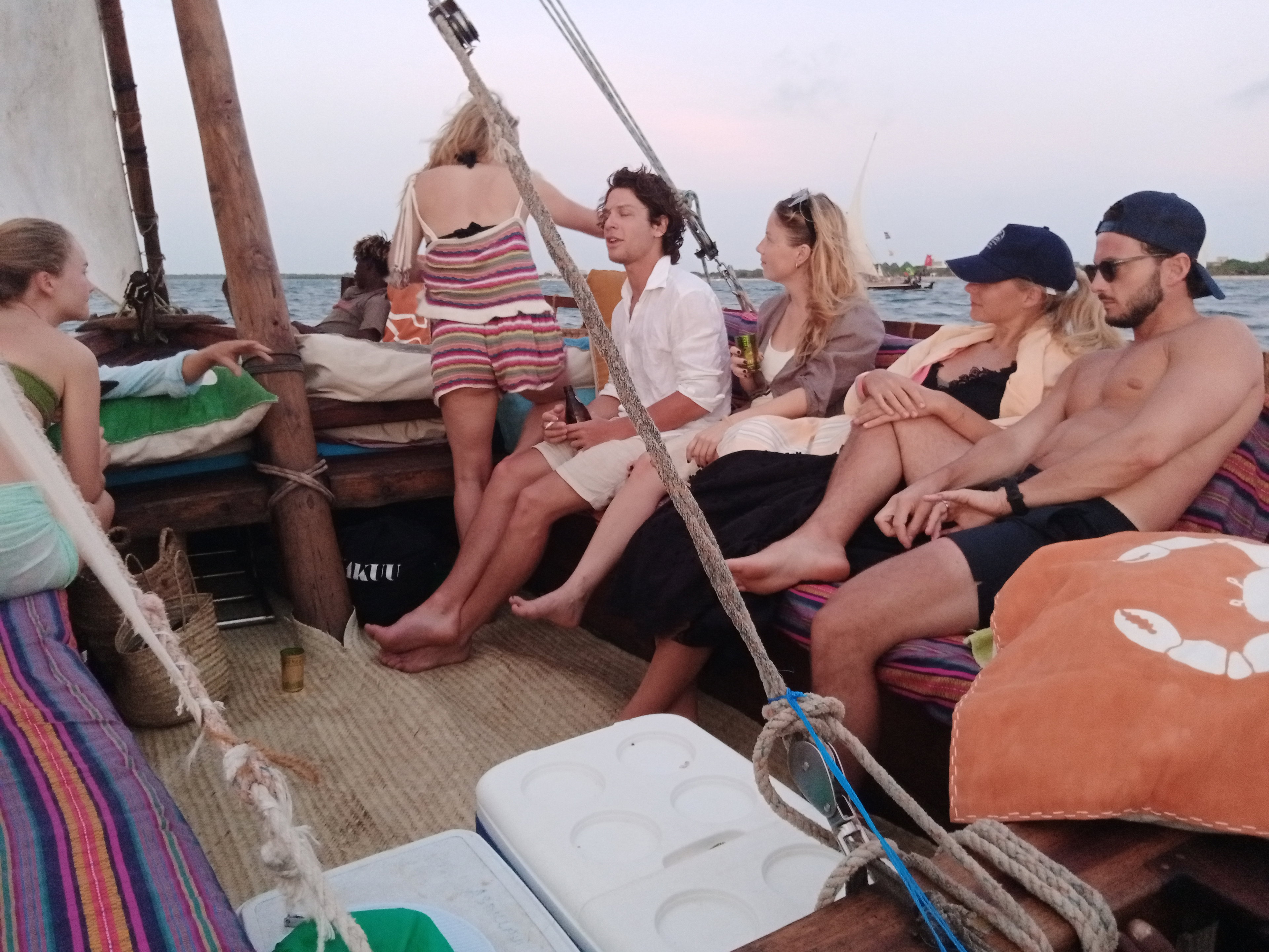 Sunset on a Sailing Dhow