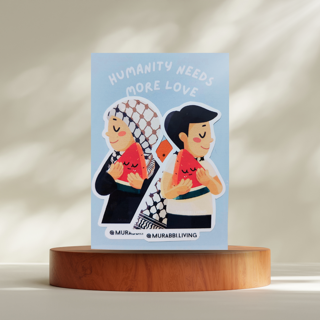 Humanity Needs More Love Sticker