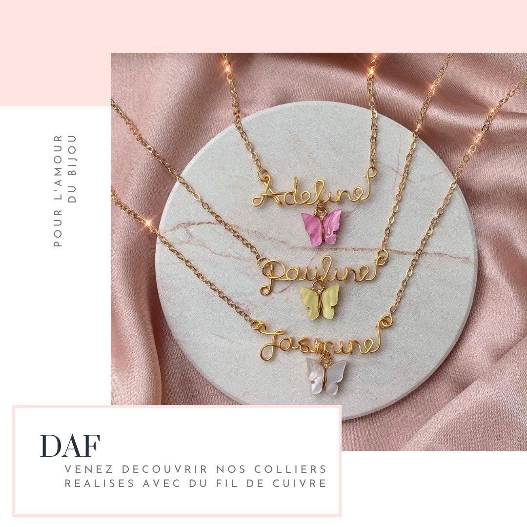 Collier personnalisé en fil de cuivre _2