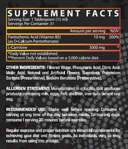 NUTREX L-CARNITINE 3000 31 SERV ORANGE MANGO