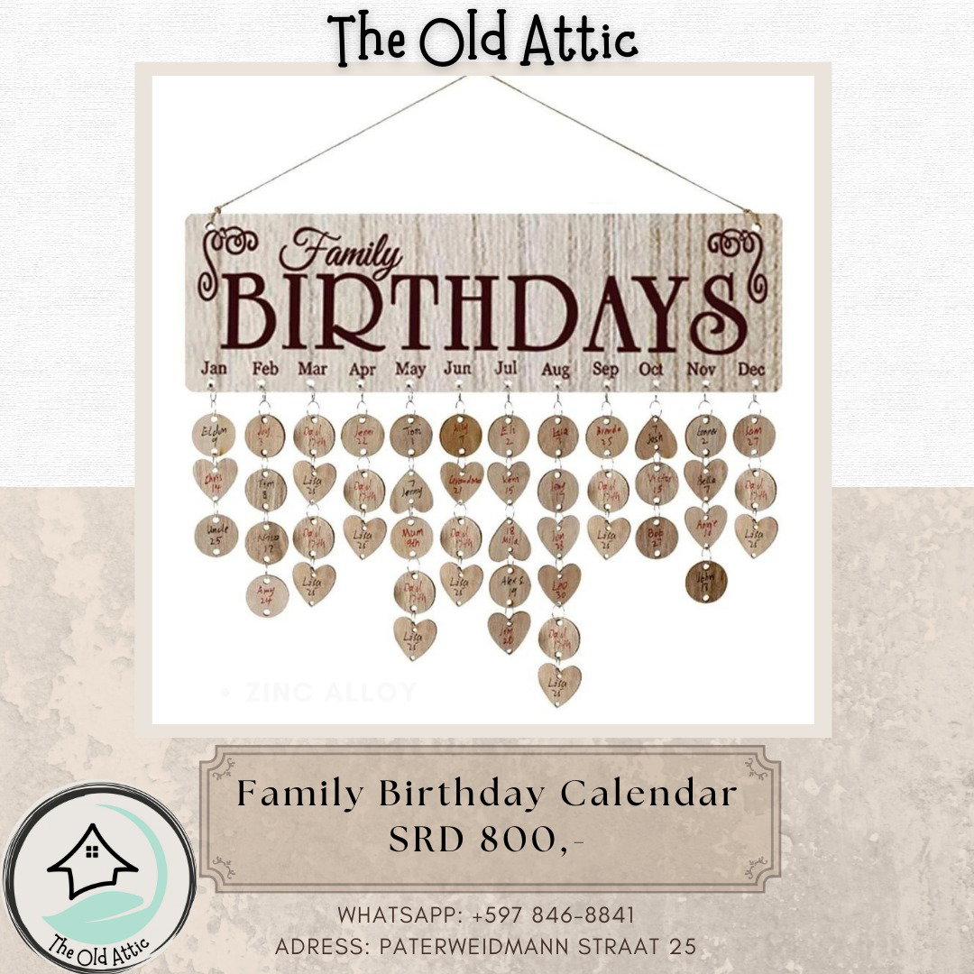 Family Birthday Calender_0