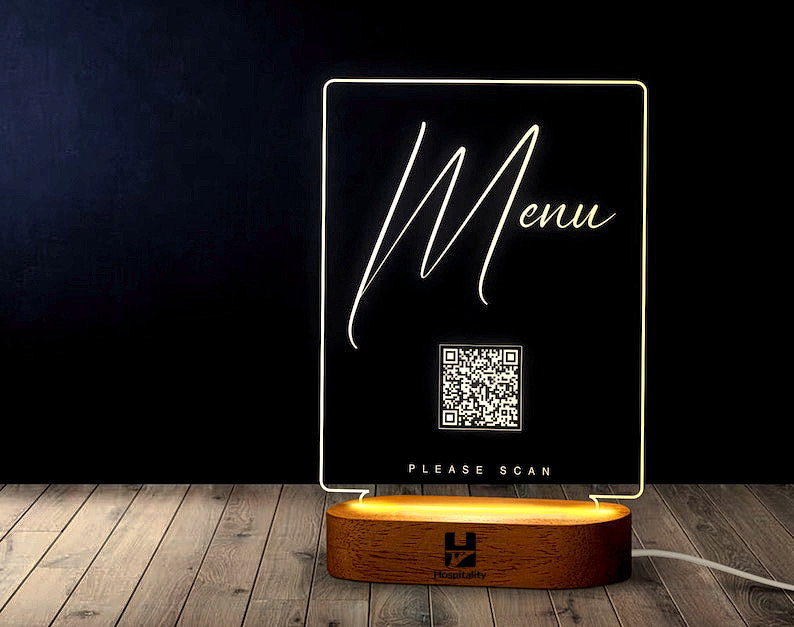HCM Acrylic Led Light Menu Stand_2