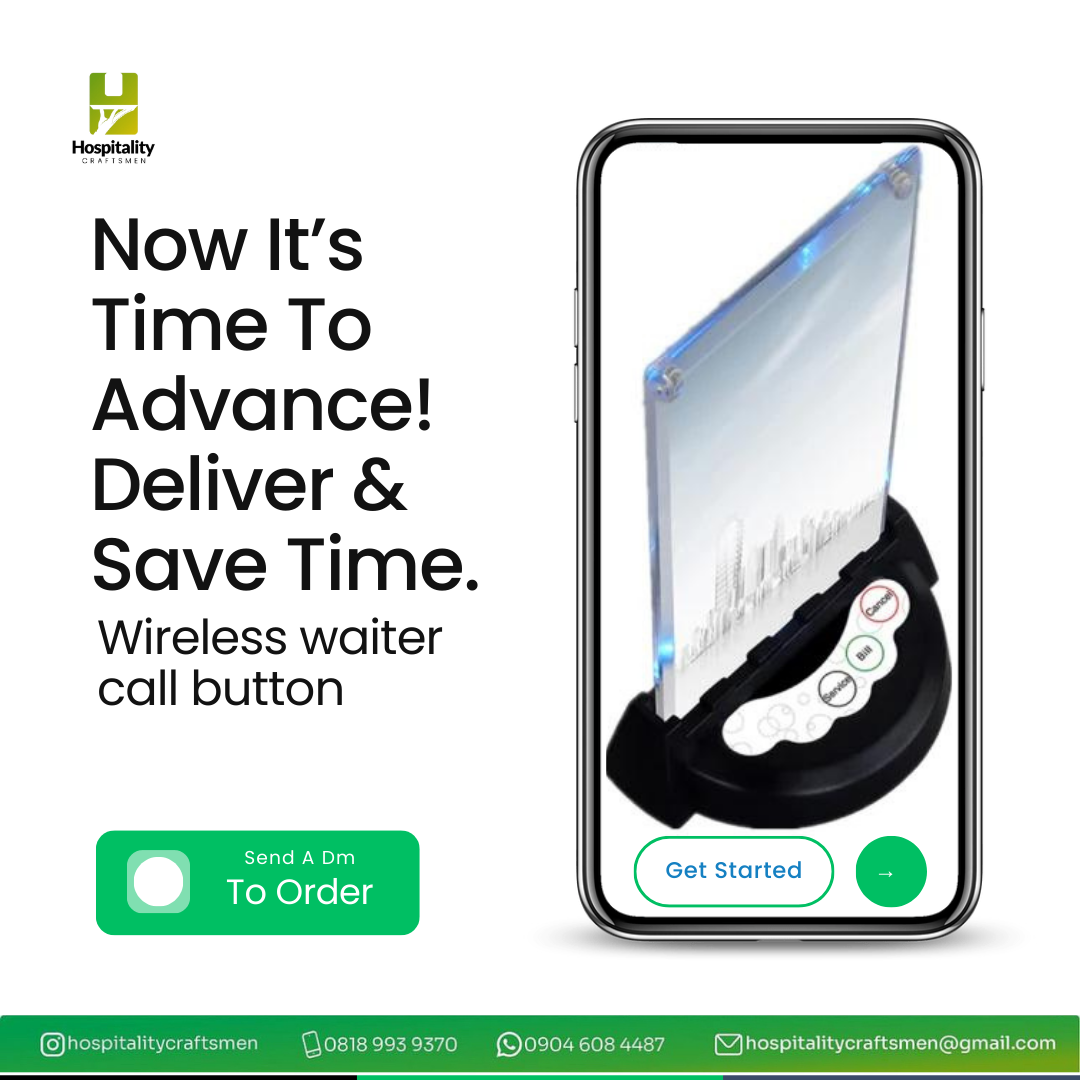 Call Button Menu Stand _1