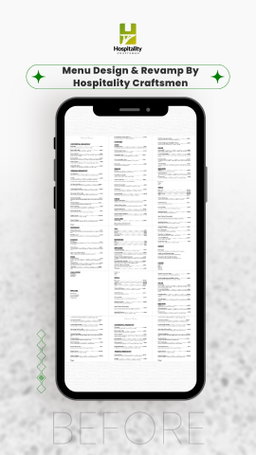 Physical Menu Design