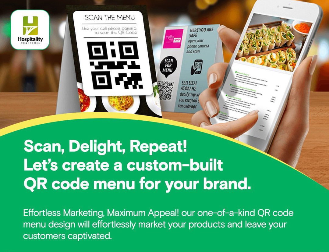 Online Menu Design(QR Code)