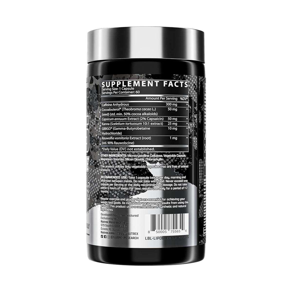 NUTREX LIPO-6 HARDCORE 60 CAPSULES_1