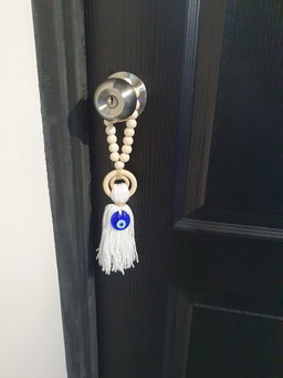 Door-Knob Evil Eye Necklace