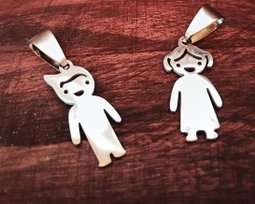 Boy & Girl Charm 