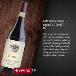 Vietti BARBERA d'Asti Tri Vigne DOCG 2021