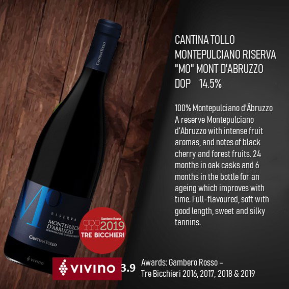 Cantina Tollo MONTEPULCIANO RISERVA "Mo" Mont D'Abruzzo DOP _0