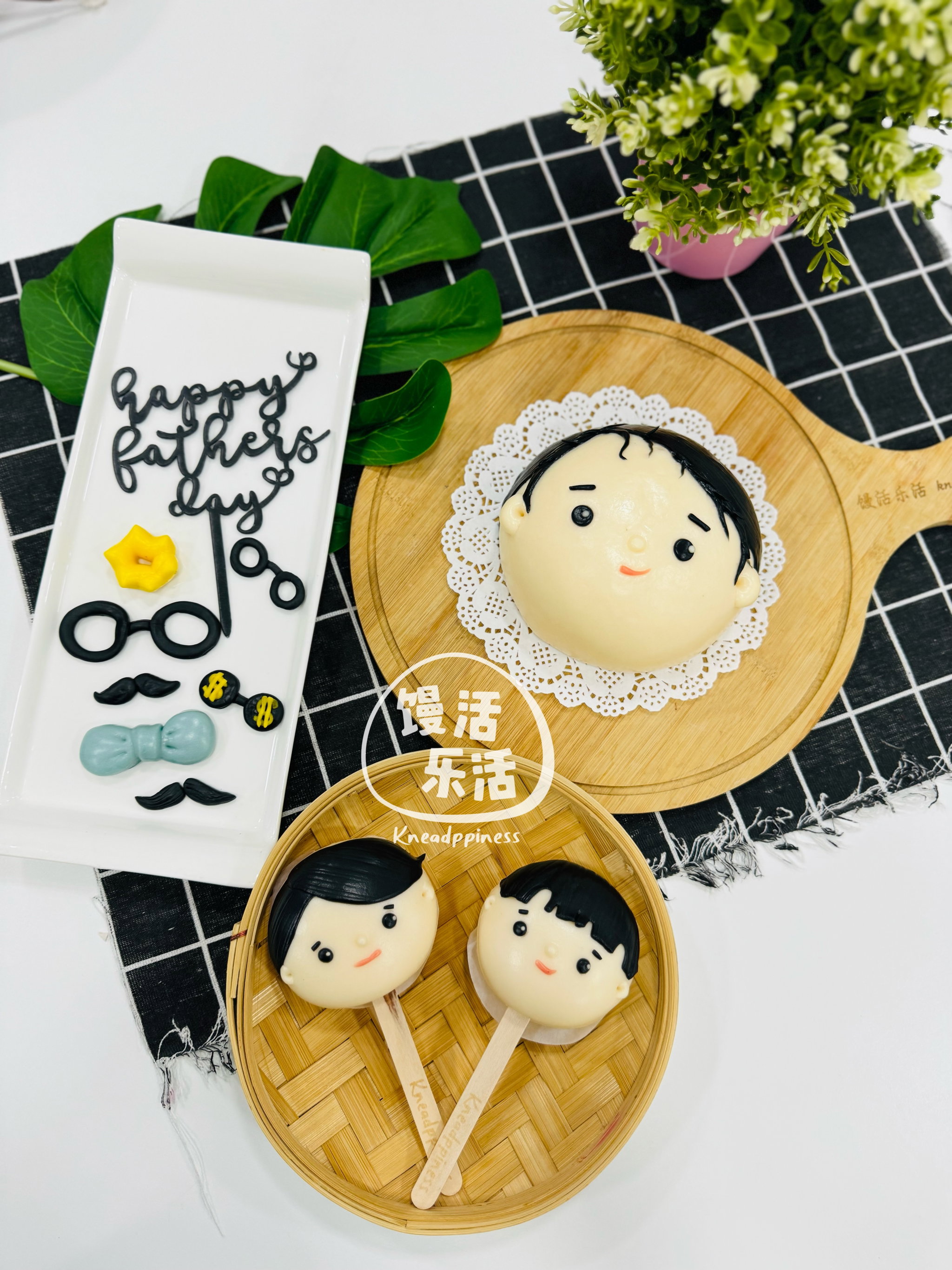 Cute Papa 👨🏻 Mantou Cake (semi-custom)_1
