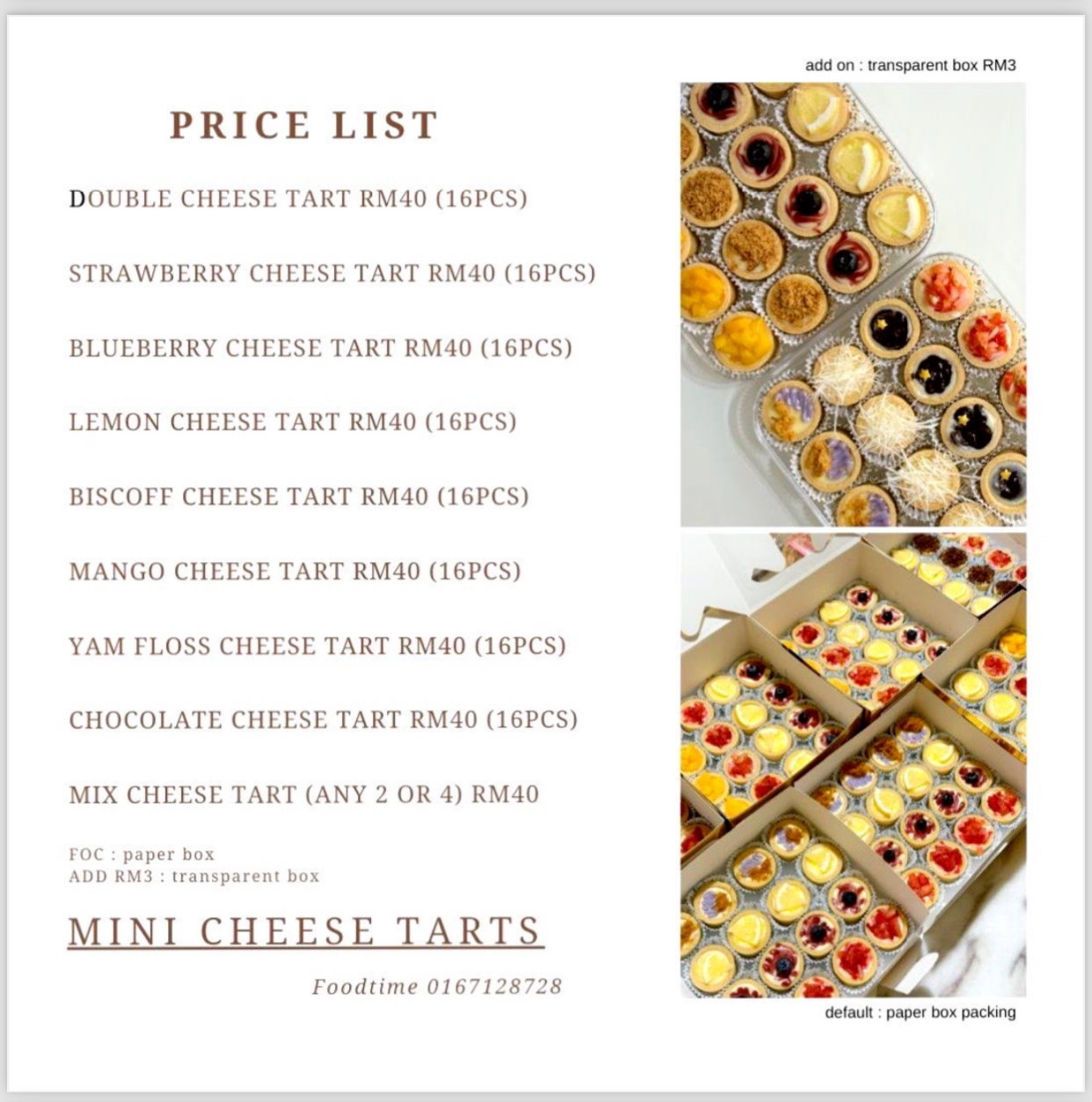 PREMIUM MINI CHEESE TARTS_0