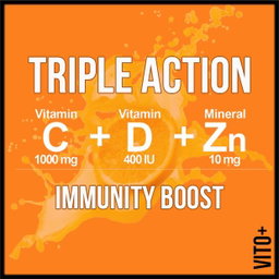 Triple Action Electrolyte Vitamin C Vitamin D and Zinc Effervescent