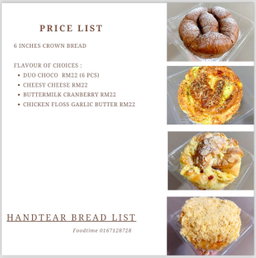 HAND TEAR CROWN BREAD