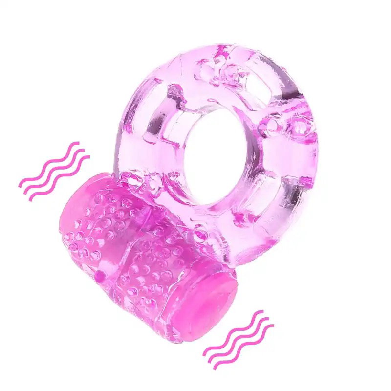 1PC Sex Toy Butterfly Vibrating Penis Cock Ring Premature Ejaculation Lock Collar Delay Party Erotic Toy Sex Products For Male_1