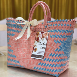 Pink Blue (with white stripes)
