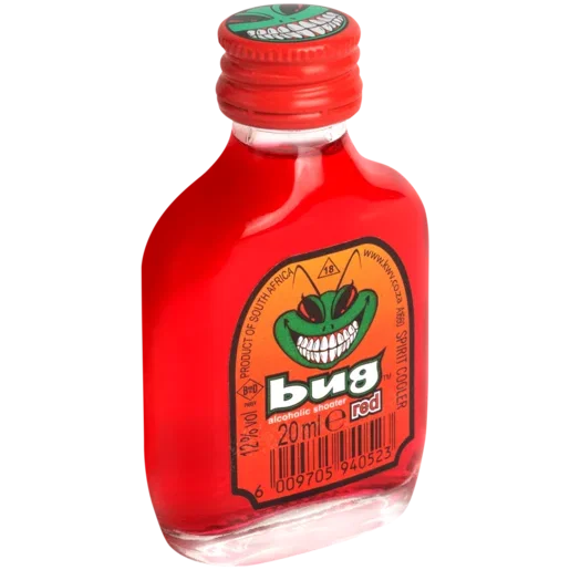 Bug Red Alcoholic Shooter Bottle 20ml_1