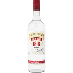 Smirnoff 1818 Vodka Bottle 750ml