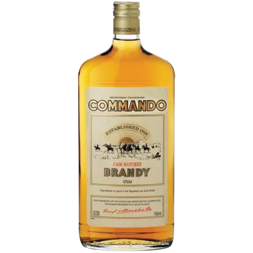 Commando Cask Matured Brandy Bottle 750ml