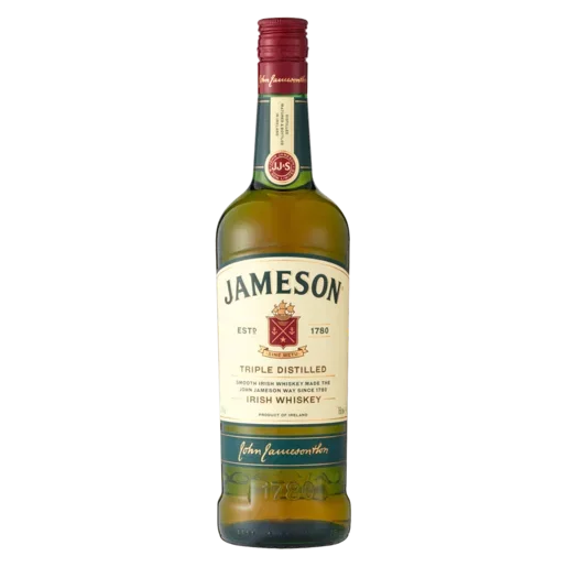 Jameson Irish Whiskey Bottle 750ml