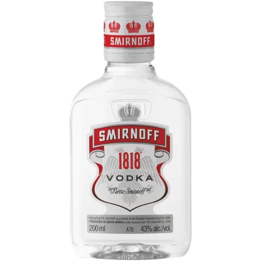 Smirnoff 1818 Vodka Bottle 200ml