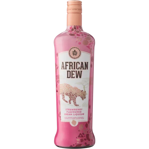 African Dew Strawberry Cream Liqueur Bottle 750ml