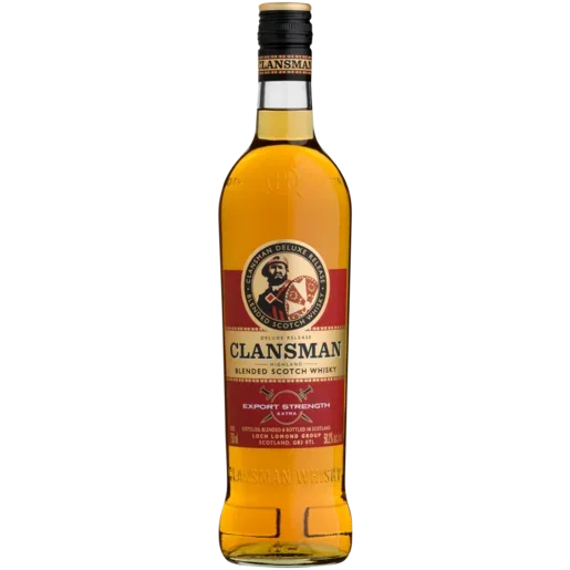 Clansman Export Strength Blended Scotch Whisky Bottle 750ml
