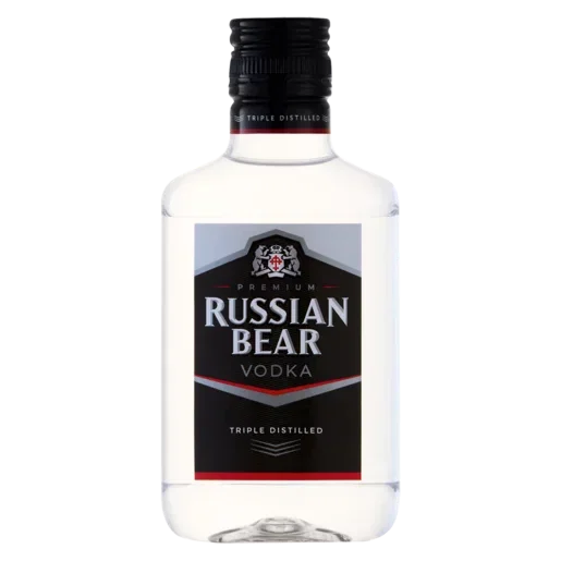 Russian Bear Triple Distilled Vodka Bottle 200ml