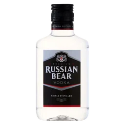 Russian Bear Triple Distilled Vodka Bottle 200ml