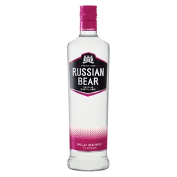 Russian Bear Wild Berry Vodka Bottle 750ml