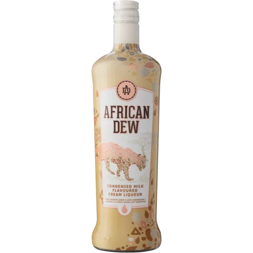 African Dew Condensed Milk Flavoured Cream Liqueur Bottle 750ml_0