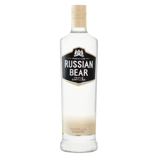 Russian Bear Vanilla Vodka Bottle 750ml