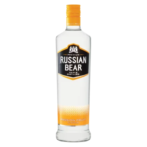 Russian Bear Passion Fruit Vodka Bottle 750ml