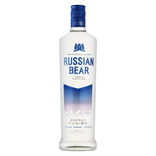 Russian Bear Energy Fusion Vodka Bottle 750ml