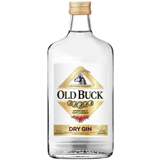 Old Buck Dry Gin Bottle 375ml_0