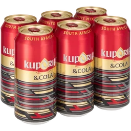 Klipdrift Brandy & Cola Cans 6 x 440ml