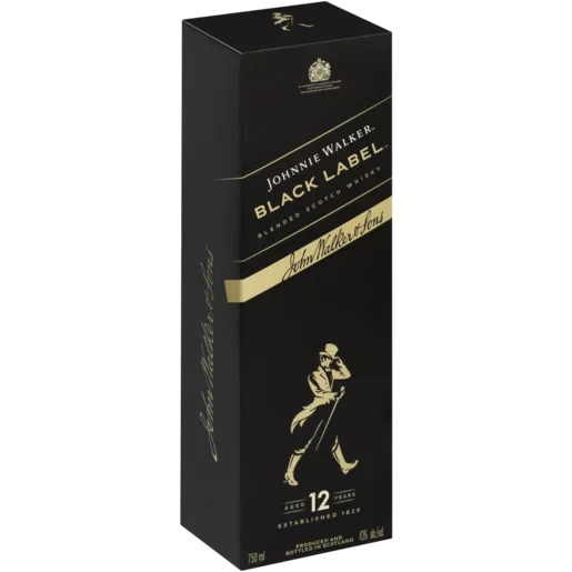 Johnnie Walker Black Label 12 Year Old Scotch Whisky Bottle 750ml_2