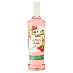 Smirnoff Raspberry, Passion Fruit and Lime Vodka Bottle 750ml