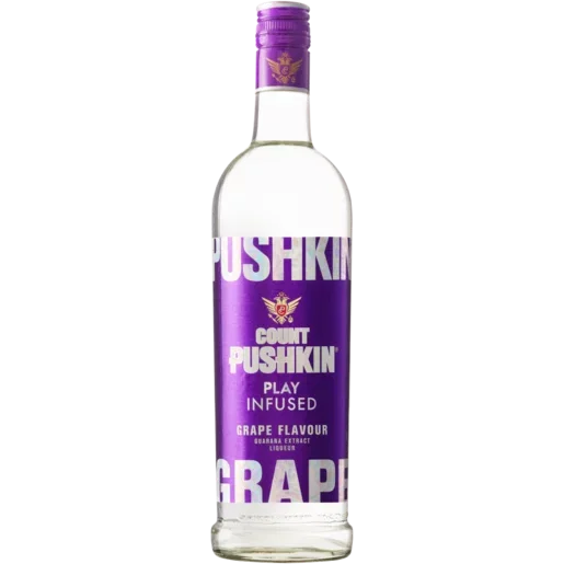 Count Pushkin Energy Infused-Grape Liqueur Bottle 750ml