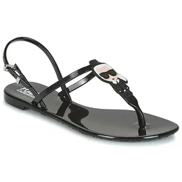 KARL LAGERFEL JELLY SANDALS BLACK KL80002 NR36