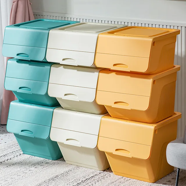 Stackable foldable multipurpose storage box _1