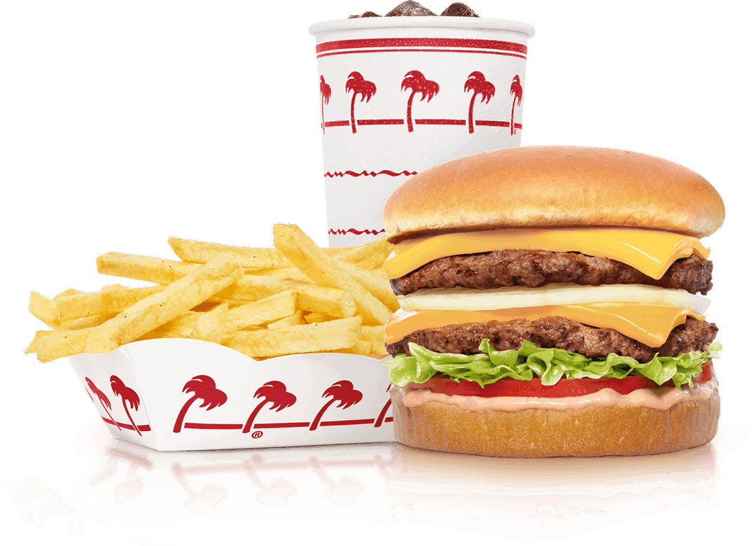 Double Burger (With Fries)